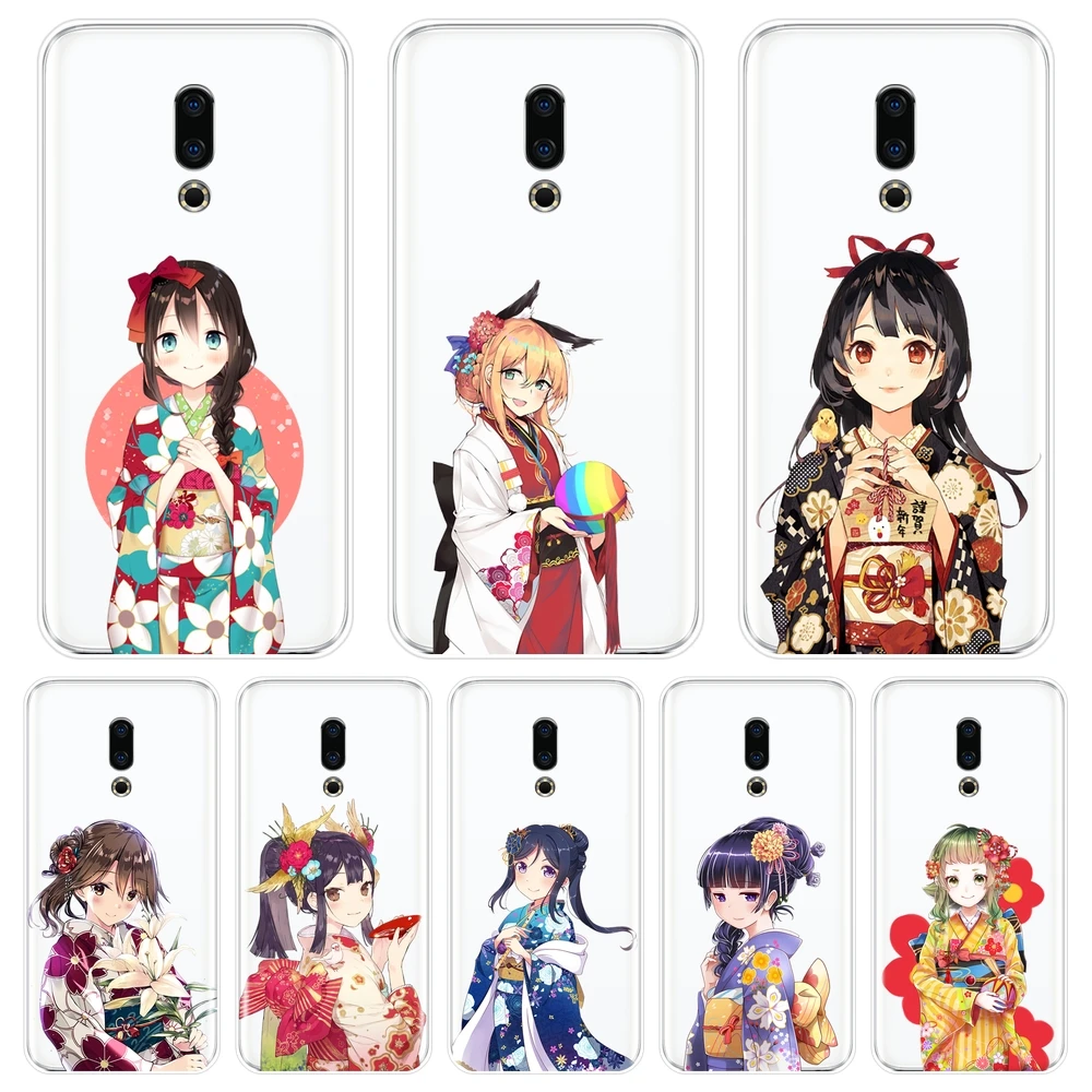 Чехол для телефона Japanese Girl Japan Kawaii силиконовый чехол Meizu 15 Lite 16 Plus 16th 16x мягкая