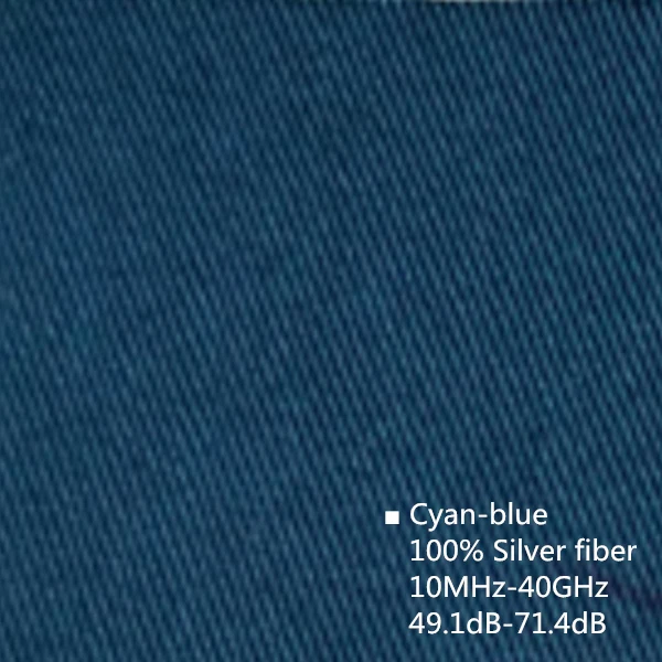 Ajiacn электромагнитное излучение Защитная куртка сигнальная базовая станция и электростанция EMF Экранирование Мужская и Женская рабочая одежда - Цвет: Cyan-blue Ag