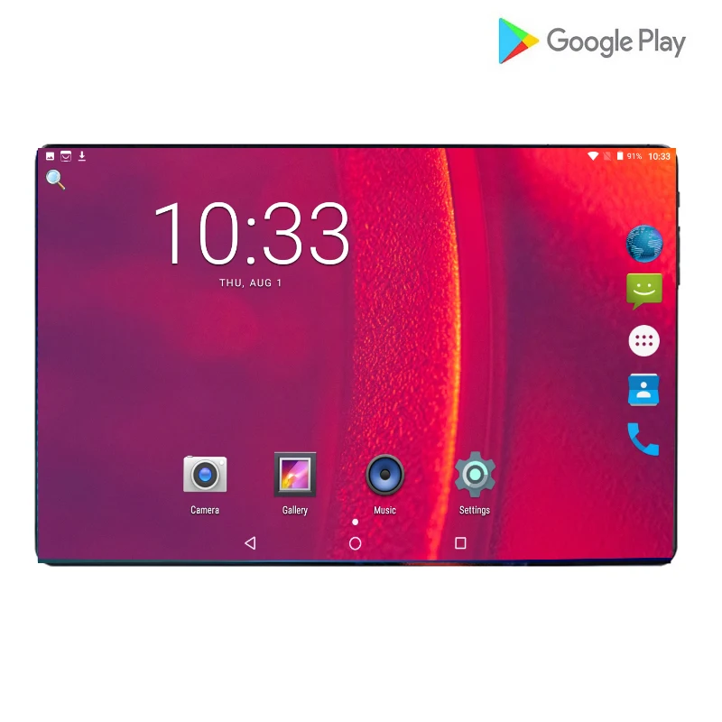 

Ultra Slim Tempered Glass 10 inch Android 9.0 Tablets PC 6GB RAM 64GB ROM Octa Core 4G LTE 1280*800 IPS 8.0MP WiFi Pad +Gifts