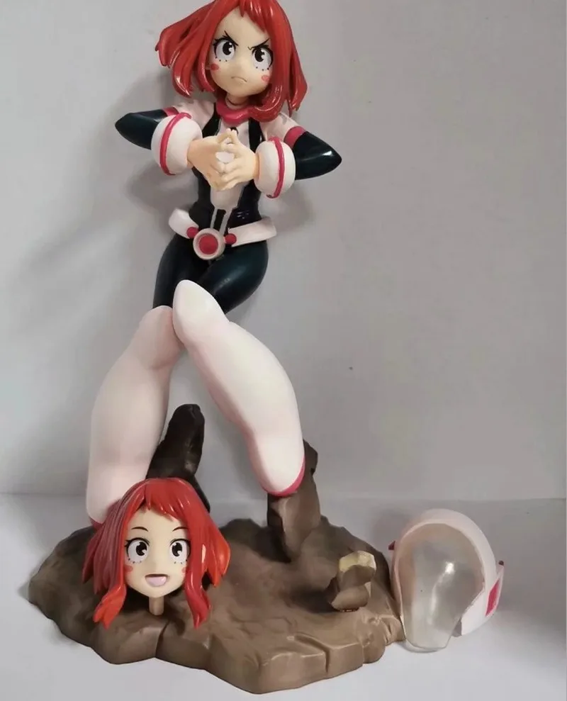 Аниме Мой герой Academy OCHACO URARAKA Bakugo Katsuki Todoroki Shoto Midoriya Izuku 1/8 Масштаб ПВХ фигурка изменение лица Модель