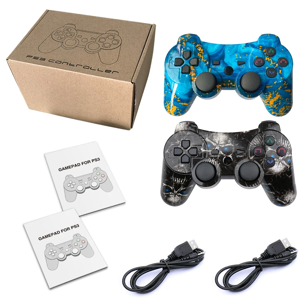 Хороший контроллер для ps3 беспроводной Bluetooth для Playstation 3 контроллер для Dualshock4 Вибрационный Джойстик Геймпад набор