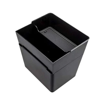 

Car Central Consloe Storage Box Armrest Container Box for Tesla Model 3 2017-2019 Double Storage Design Tissue Box
