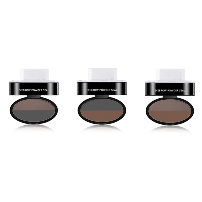 ibcccndc Eyebrow Powder Seal Waterproof Eyebrow Stamp Eyebrow Shadow Shape Brow Stamp Powder Palette Tampon Sourcil 007