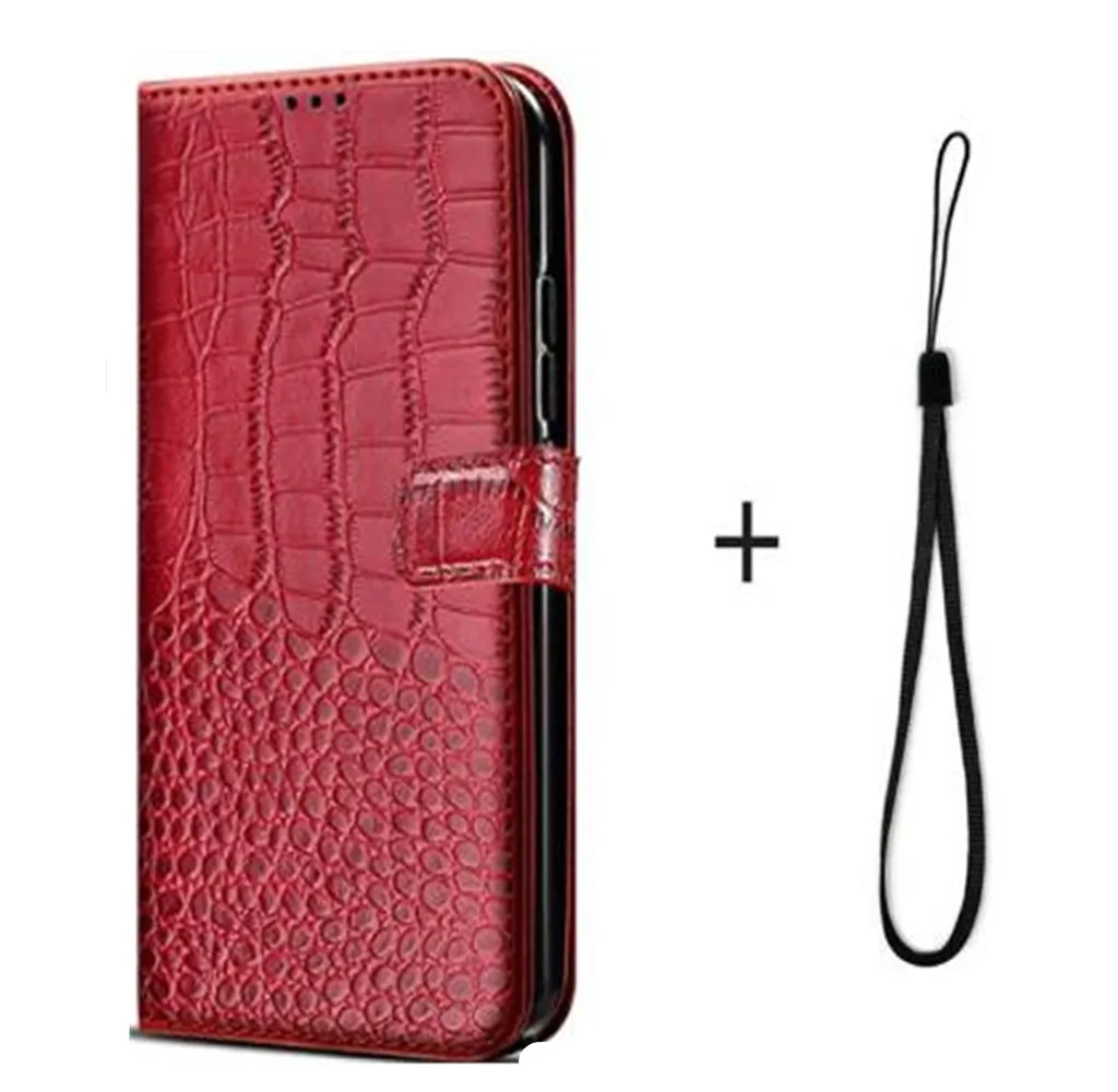 Premium Leather Wallet Phone Case with Magnetic Flip Cover for