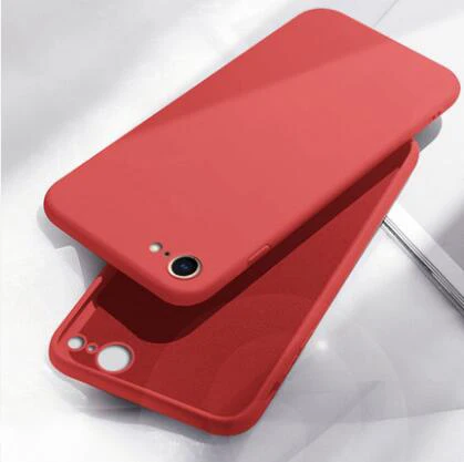 TG-red Жидкий силиконовый цветной чехол для iPhone XS 11 Pro MAX XR X XS Max Candy чехол для телефона s для iPhone 11 7 6 6S 8 Plus Мягкий чехол - Цвет: TG-red
