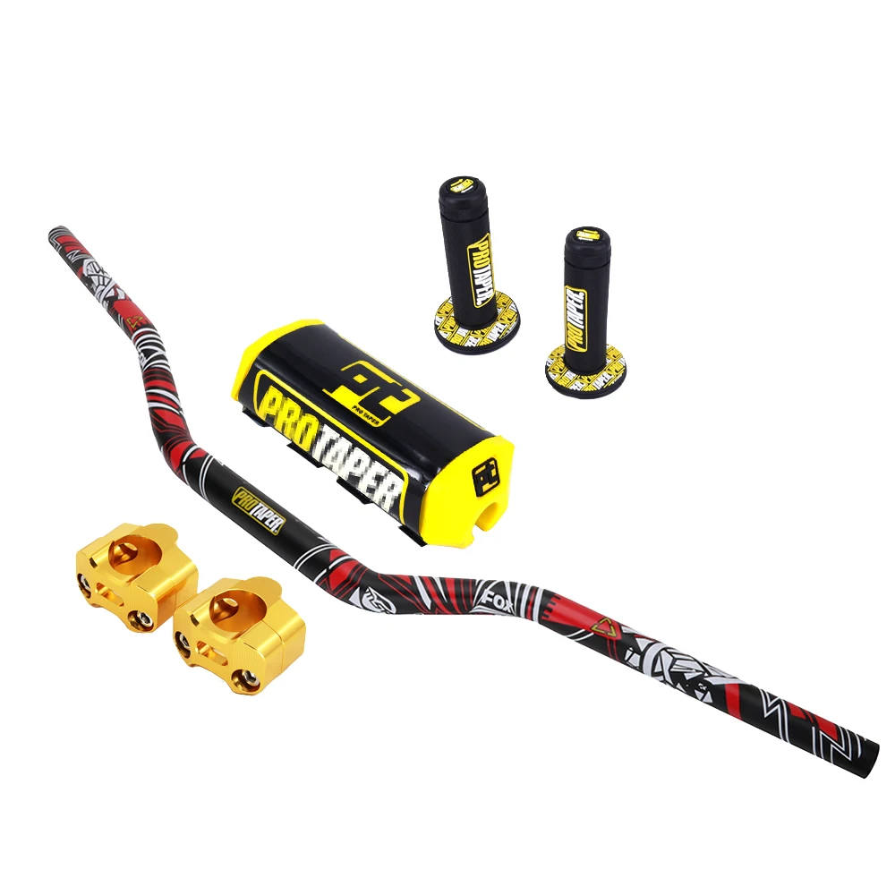 Зажим для руля YAMAHA YZ WR 1/8 125 250 450 YZ250F YZ450F WR125 WR250 PRO толстый стержень 1 426 дюйма 28
