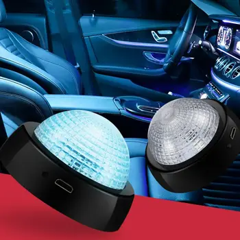 

2020 Car Interior Reading Lamp Dome USB Charging Magnetic Roof Ceiling Lamp Auto Rechargeable Night Light For Home Truck