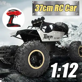 

37cm Large 4WD RC Cars Updated Version 2.4G Radio Control RC Cars Toys Buggy~High speed Trucks Off-Road Trucks Toys for Children