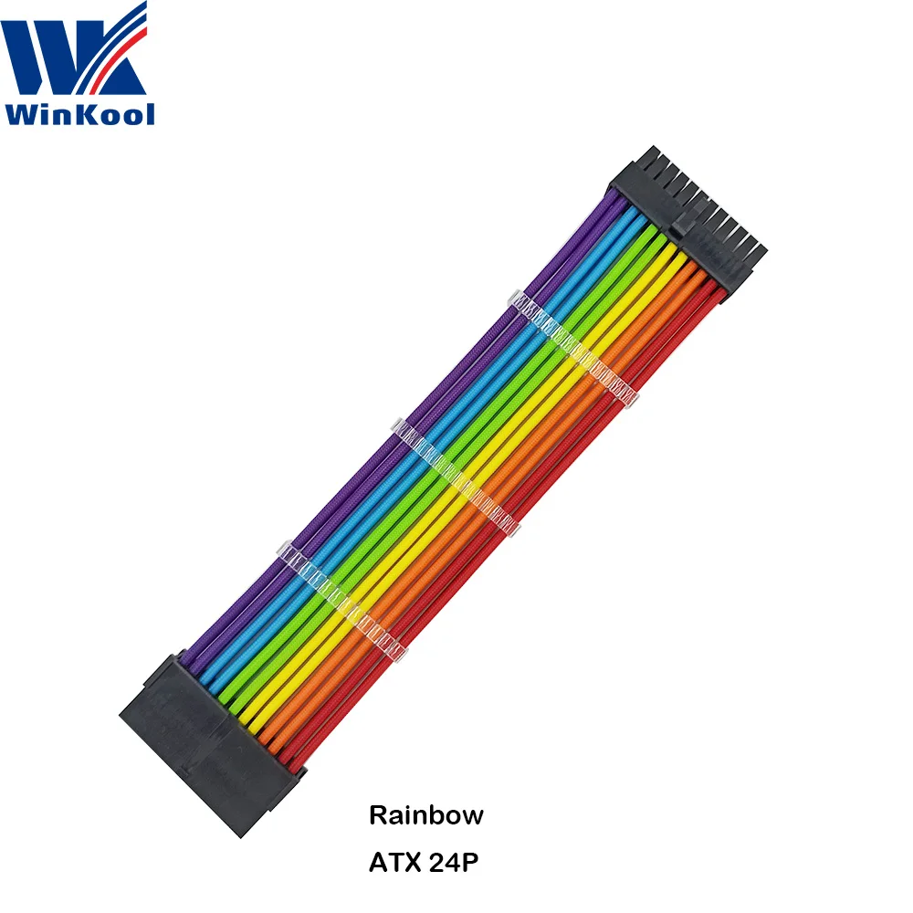 WinKool ATX 24P Extension Cable Rainbow