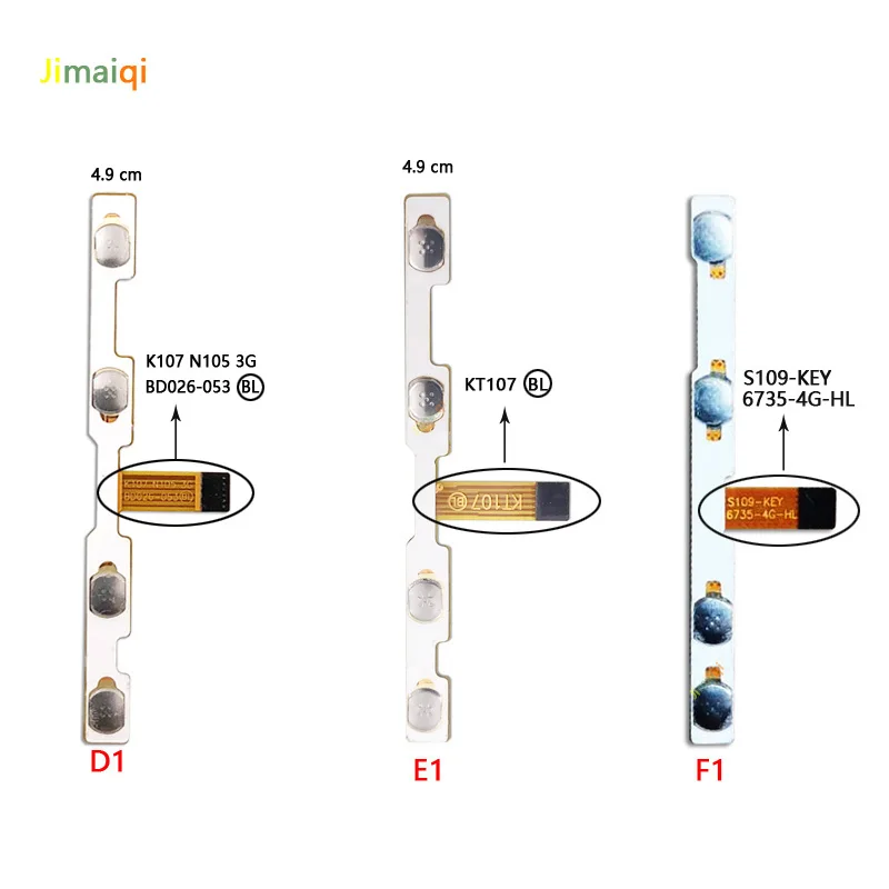 Кнопка включения и выключения звука гибкий кабель для BL B906 KT107 ключ SJ BH BD026-069 053 054 планшет проводящий гибкий кабель с наклейкой