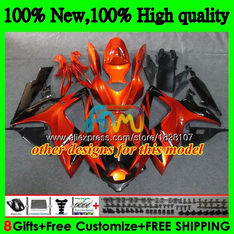 600/750CC для SUZUKI GSXR 600 750 CC GSX R750 GSX-R600 06 07 37BS. 0 GSXR600 GSXR-750 K6 GSXR750 2006 2007 Обтекатели светильник зеленый