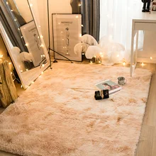 Ковер для спальни сетчатый красный коврик плавающий коврик для окна Пушистый Ковер покрытый татами прикроватный ковер скандинавский круглый