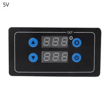 

2020 New 0.1s - 999h Countdown Timer Programmable Cycle Control Module Time Dalay Relay 5V/12V/220V Optional Voltage