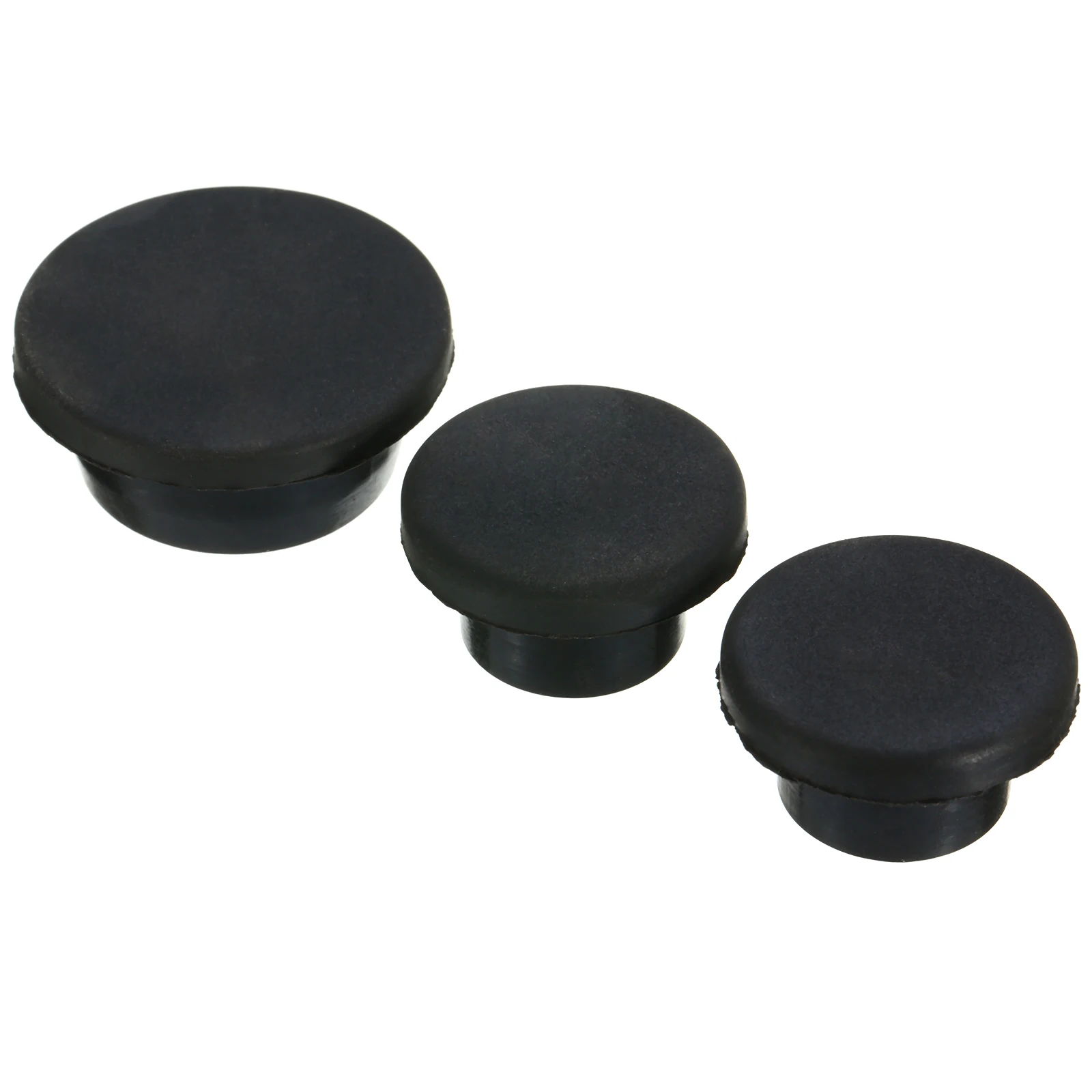 New Arrival 3pcs Rubber Removable Plug Set Waterproof Plugs Accessories For Jeep Wrangler JK 2007-2018