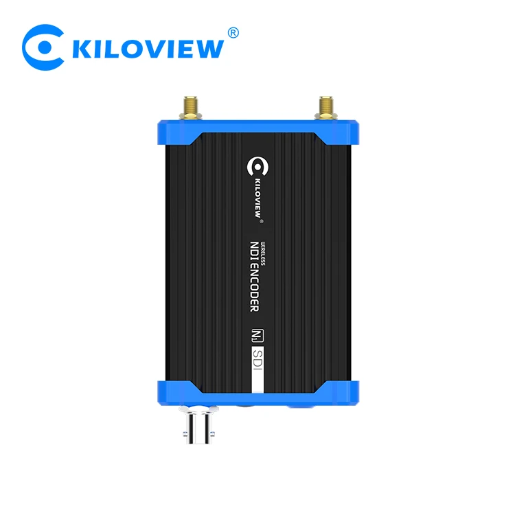 

Kiloview Battery-built NDI Converter H.264 HD SDI to SRT RTMP TS Live Streaming Video Encoder