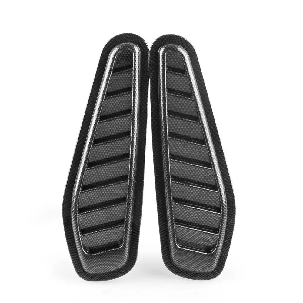 Car Auto Decorative Air Flow Intake Scoop Turbo Bonnet Vent Cover Hood Fender