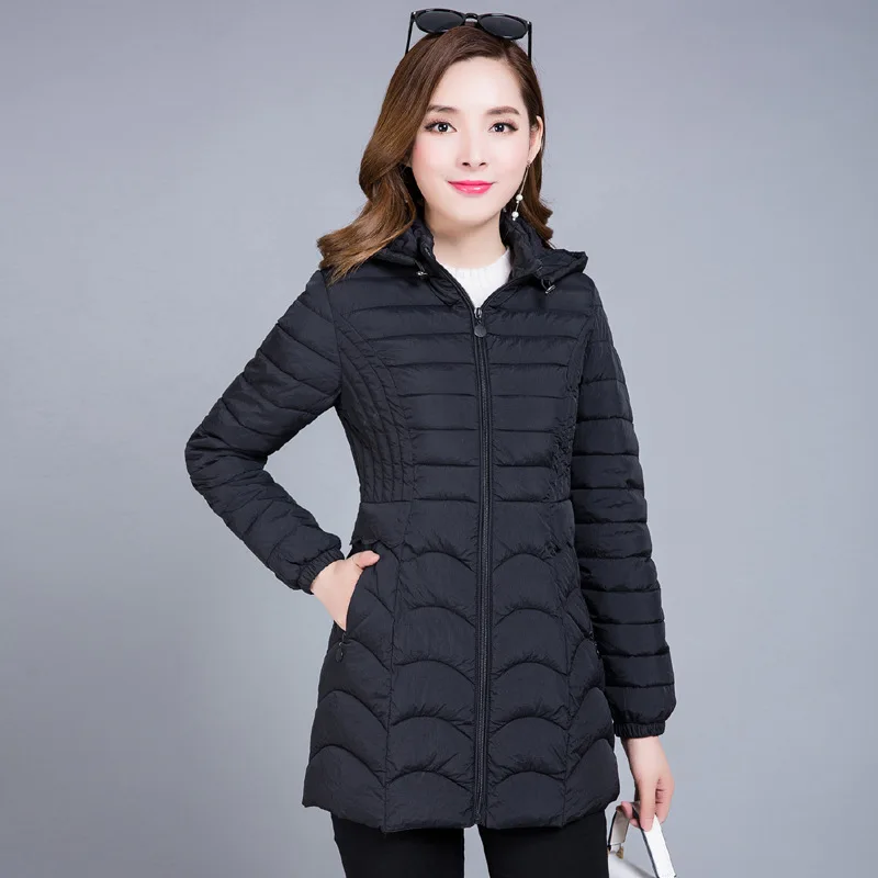 

2018 Autumn And Winter New Style Middle-aged WOMEN'S Coat Cotton-padded Clothes Women's down Jacket Cotton-padded Clothes Korean