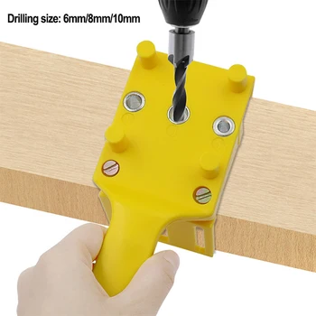 

Doweling Jig Woodworking Locator Drilling Locator Quick Centering Fixture For Positioning Punching Wood Board For Table Punching