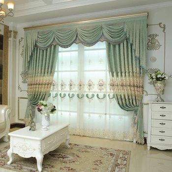 

Curtain fabric finished Nordic simple modern shade bedroom bay window living room 2020 new French window kitchen curtain