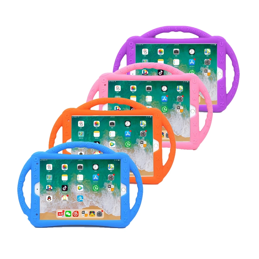 Для iPad Air 3/Air /Air(3-е поколение)/Pro 10,5 /Pro 10,5 чехол 10," Детский противоударный силиконовый чехол-подставка для планшета