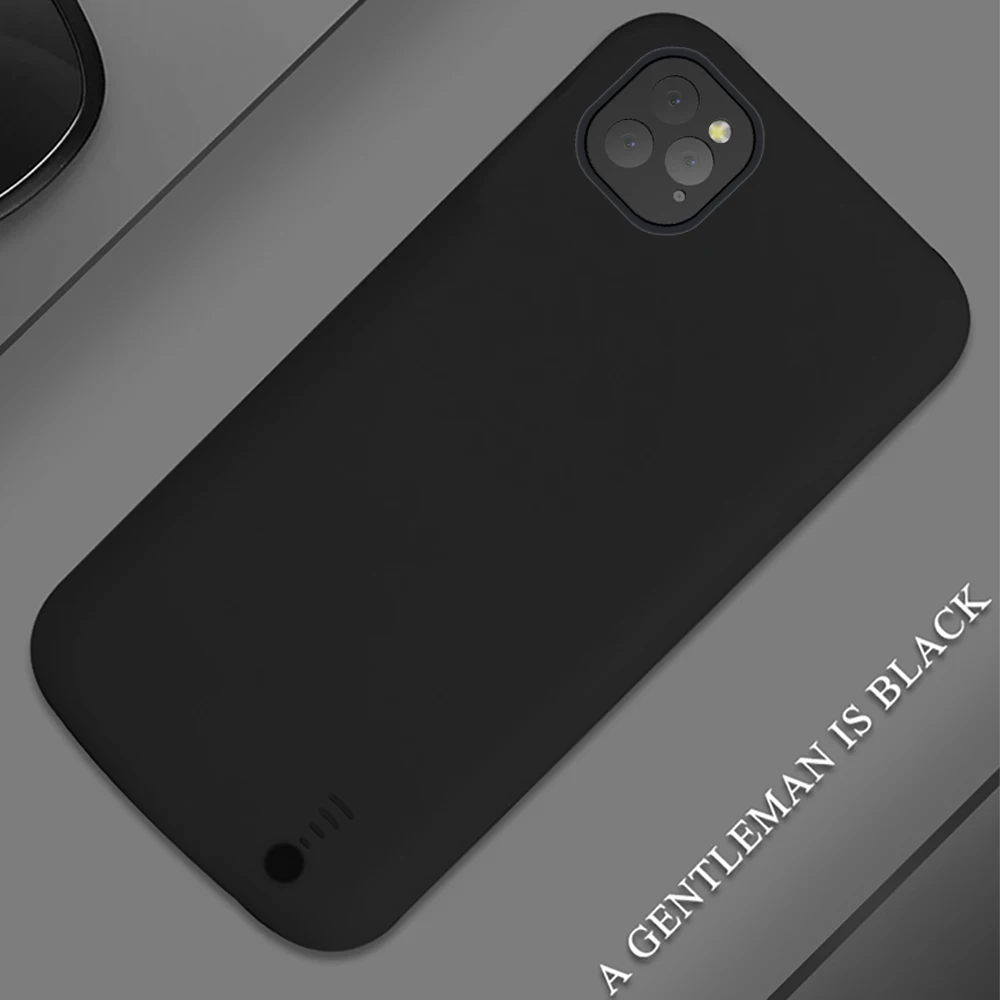 Для iPhone 11/11 Pro/11 Pro Max, емкость 6000 мАч, чехол для зарядного устройства, расширенная батарея, запасная мощность, защитный чехол, задняя крышка, Fundas