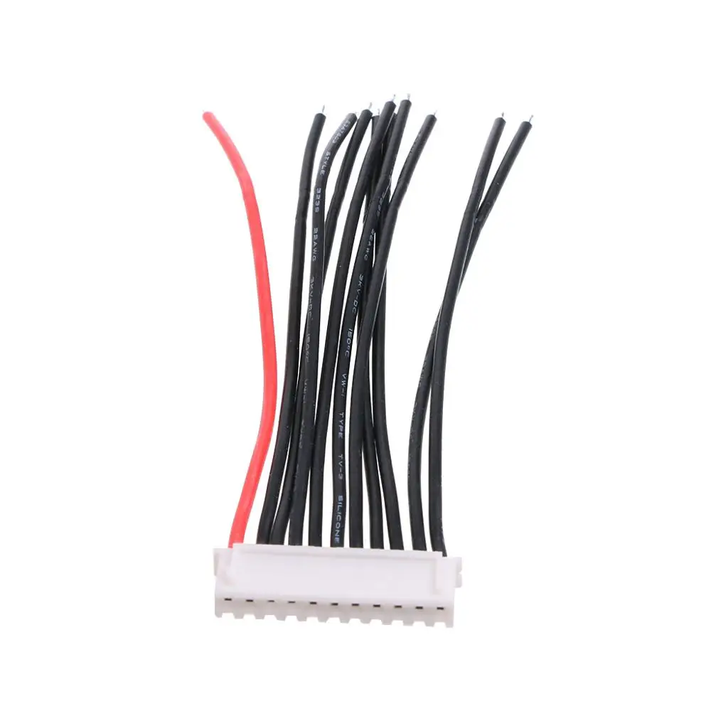 10S1P Lipo батарея баланс зарядное устройство кабель 22 AWG кремниевый провод JST XH Разъем 10 см
