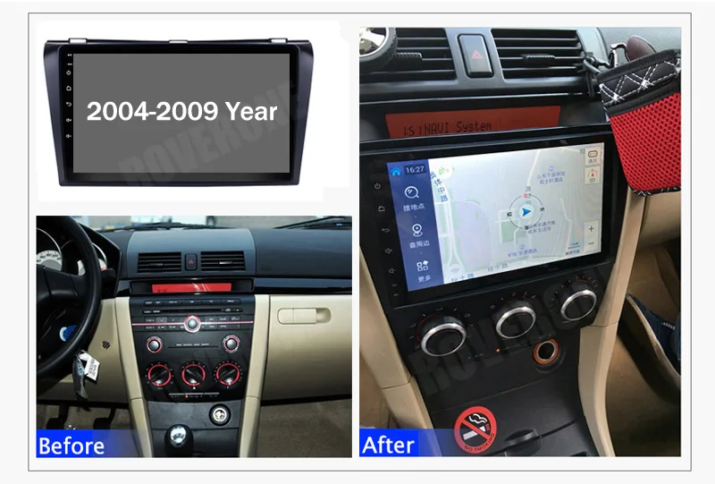 Mazda 3 04-09 dashboard