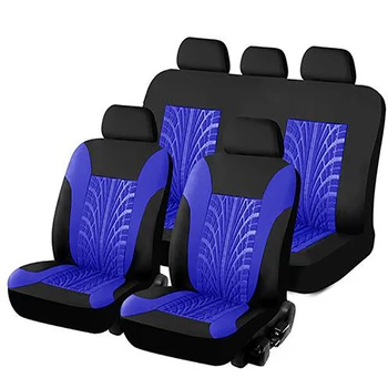 

Car Seat Covers Set Universal Fit Most Cars Covers with Tire Track Detail Styling Universal Car Seat Protector