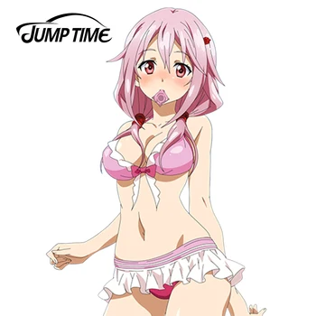 

JumpTime 13cm x 9.1cm Cartoon Anime Guilty Crown Yuzuriha Inori Car Sticker Decal Accessories High Quality Waterproof Sunscreen