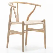 Вооруженных силах уровня ясень мастер дизайн; простая и подходит для повседневного ношения скандинавском стиле чистый твердой древесины кафе y-образный подлокотник обеденный стул