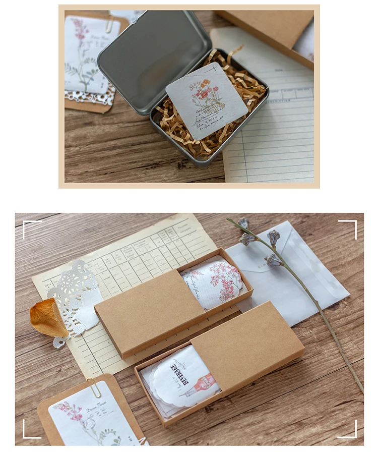 Винтажный растительный проиллюстрированный блокнот для заметок N Times Sticky Notes memo notebook ретро-наклейки закладки Bullet Journal канцелярские товары