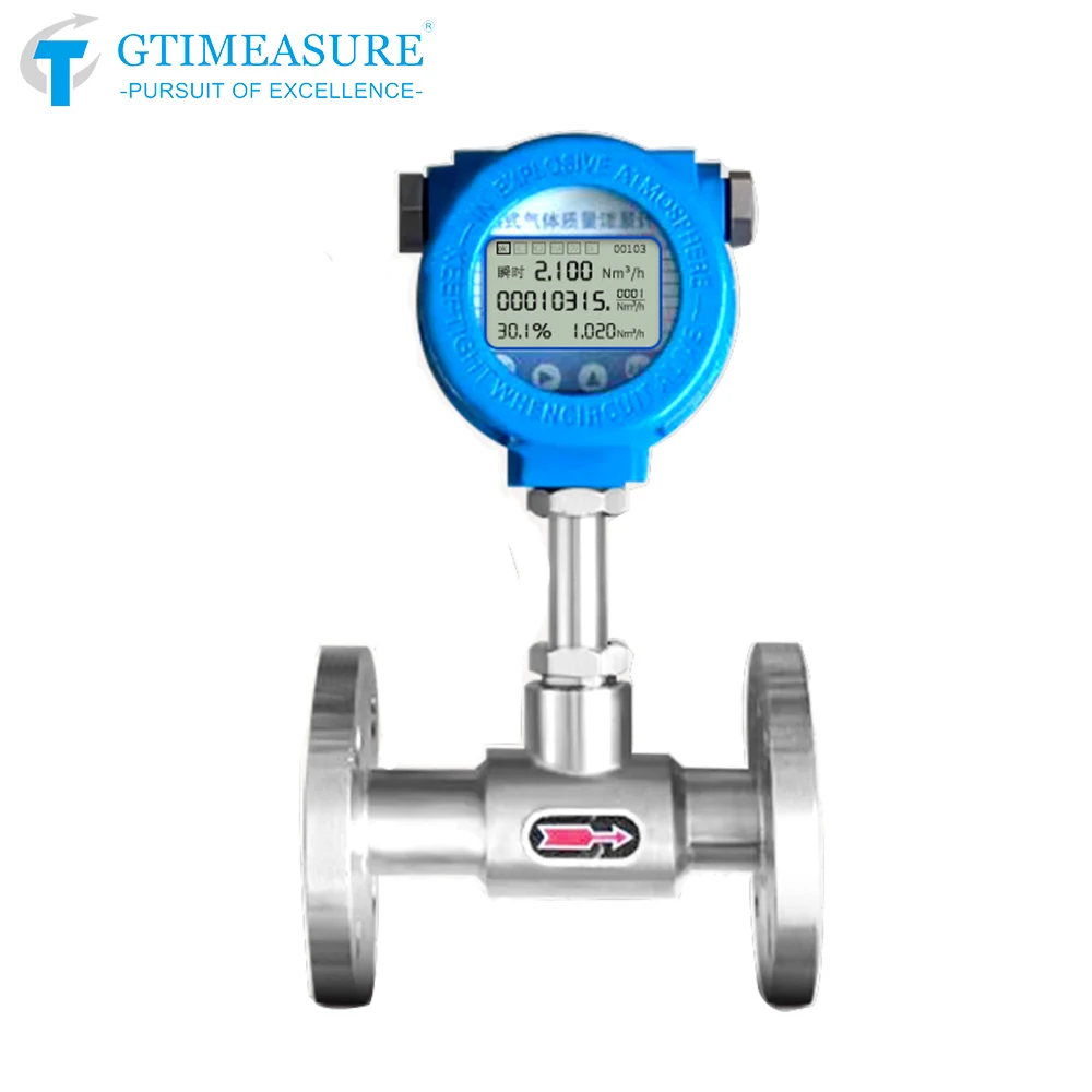 Тепловой расходомер газа цифровой контроллер водородный кислородный азот
