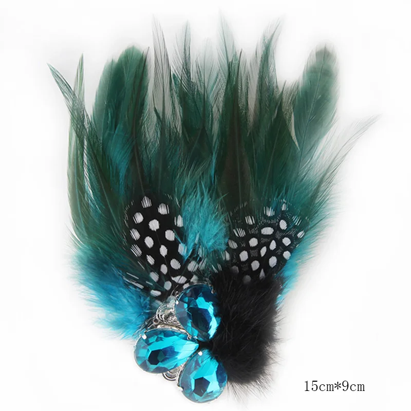 

High Quality Classic Brooches Handmade Feather Style brooch Pins for Lady Party Show Good Holiday Decoration Hat Flower