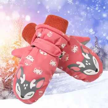 

Boy And Girl Ski Gloves Snowboard Gloves Motorcycle Riding Winter Children Ski Gloves Windproof Waterproof Warm Snow Gloves