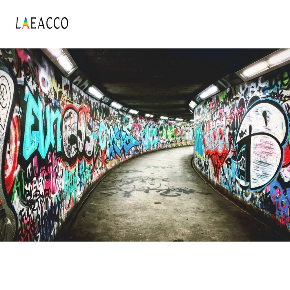 Laeacco граффити настенный светильник гранж ПОРТРЕТНАЯ ФОТОГРАФИЯ фоны