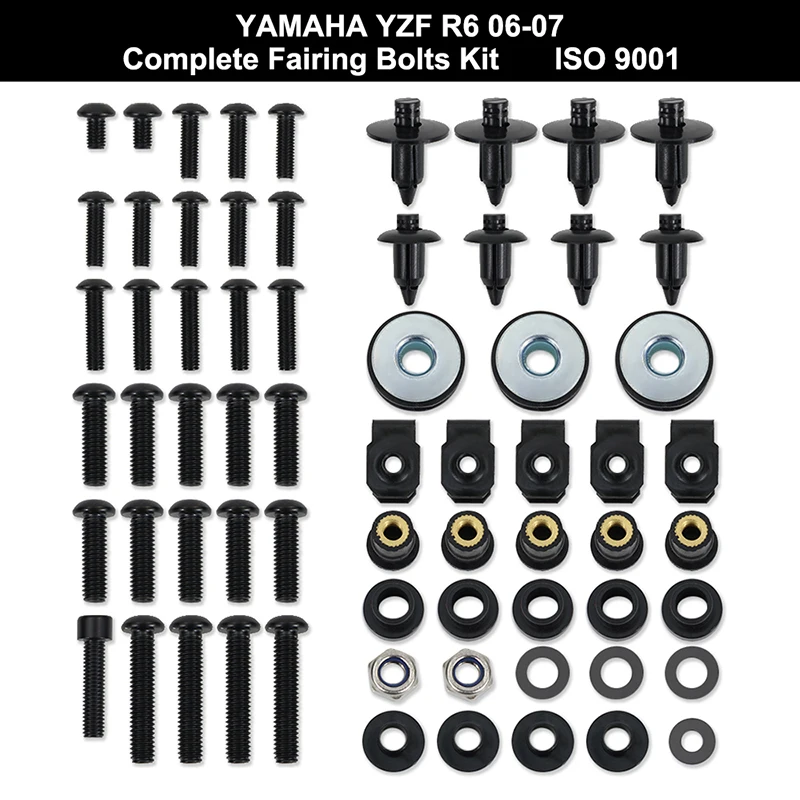 Motorcycle Fairing Repair Kit Xitomer Complete Fairing Bolt Kit - Foto 9