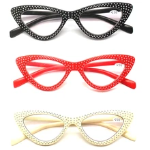 Очки для чтения «кошачий глаз», женские очки с защитой от усталости, компьютерные оптические очки, ретро очки для дальнозоркости