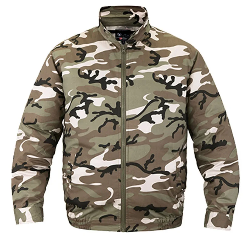 Летняя куртка для вентилятора мужчин и женщин охлаждающее уличное пальто с