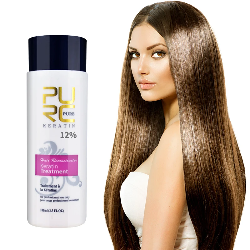 Бразильское выпрямление волос ремонт выпрямление повреждения волос продукты бразильский Кератиновый лечебный очищающий шампунь Блестящий TSLM1