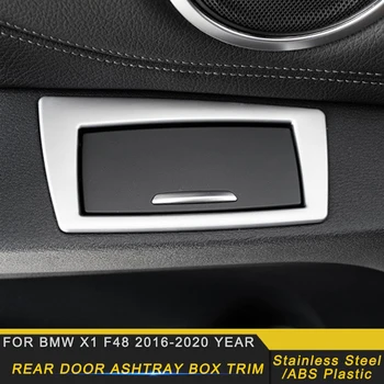 

Auto Car Accessories Rear Door Ashtray Box Trim Frame Cover Sticker Interior Decoration Moulding for BMW X1 F48 2016-2020