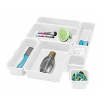 Кухонный ящик Органайзер Пластиковый лоток для хранения столовых приборов лоток для ящиков разделитель прочная посуда мульти перегородка безопасный легко чистить