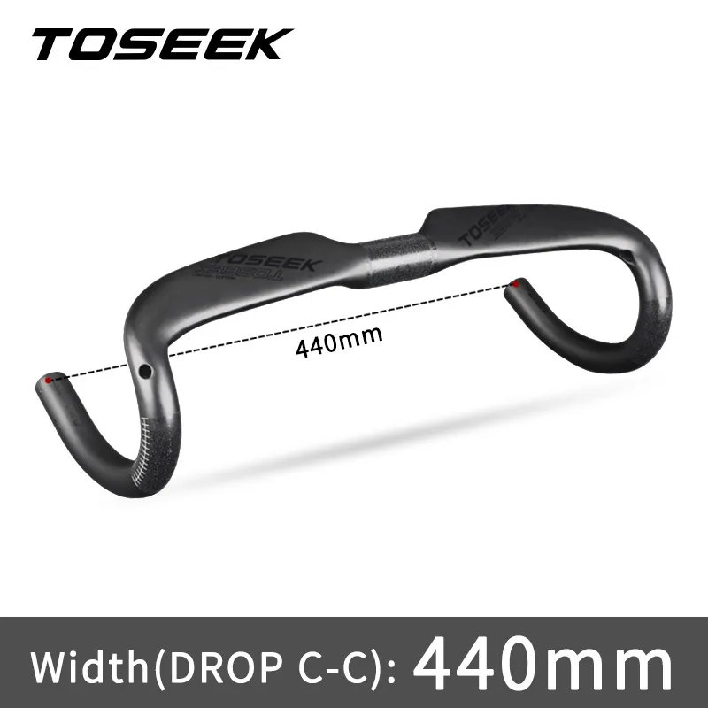 TOSEEK ZXB-TWO Bike Carbon Road Handlebar 400/420/440mm UD