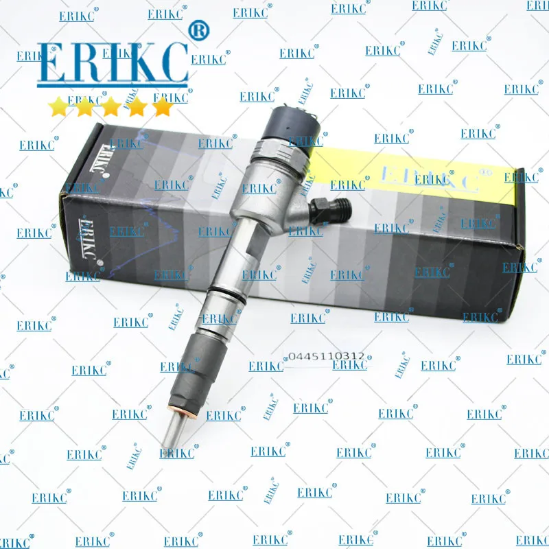 ERIKC 0445110312 автозапчасти Форсунка топливной форсунки 0 445 110 312 Впрыска Common Rail части 0445 110 312
