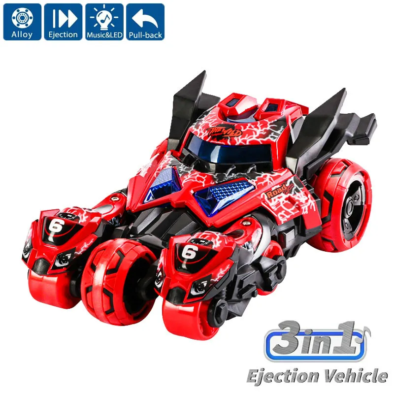 Model new 1:32 Alloy Car Pull Back Diecast Model Toy Sound Light Collection Brinquedos Eject Car Vehicle Toys For Children Gift