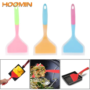 

Wide Pizza Shovel Non-stick Turners Silicone Spatula Food Lifters High Temperature Resistance Cooking Utensils Kitchen Tools