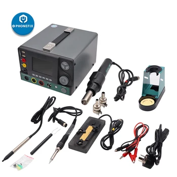 Price DES H95 5 IN 1 Rework Solder Station Preheat DC Power Station Vacuum Suction Discharge Table Welding Tools Preheating Platform