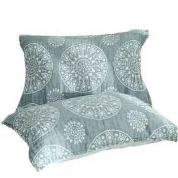 

Pure Cotton Gauze Four-Layer Pillowcase Comfortable Soft Pillow Towel for Living Room Bedroom Dormitory Hotel Employ