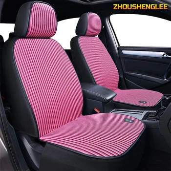 

ZHOUSHENGLEE 12V Heated car seat cover for Renault all models duster megane clio laguna kadjar fluence Captur scenic Koleos seat