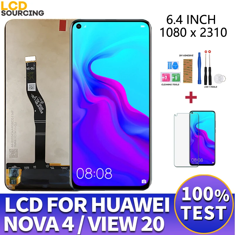 6 4 "ЖК-дисплей для Huawei Nova ЖК-дисплей VCE-AL00 VCE-TL00 сенсорный экран дигитайзер сборки