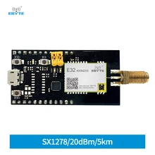 

Test Board EBYTE E32-400MBL-01/E32-900MBL-01 for E32-400M20S/E32-900M20S Development Evaluation Kit USB Interface MCU STM8L151G4